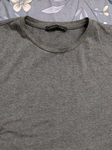 Gray Casual T-Shirt