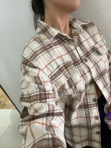 🌈Oversized Check Flannel Shirt 🩷