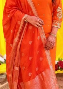 Orange Kurta Set