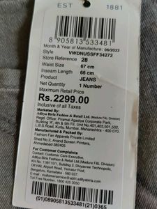 Grey Denim Jeans Woman Slim Fit