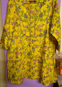 Floral Print Kurta