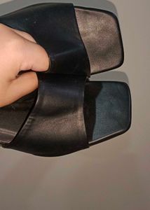 Black Mule Heels