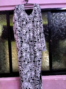 One Full Straight Kurta Set With Dupatta