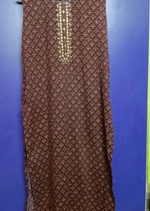Mauve Colour Kurti Combo