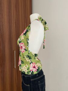 Floral Halter Top