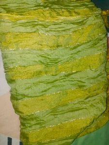 Zari Green Dupatta