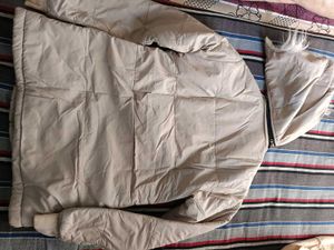 Beige Quilted Jacket