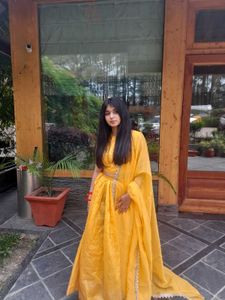 Gorgeous Yellow Lehenga Choli Set