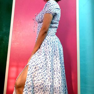 Floral Midi Dress - Chic &amp; Flirty