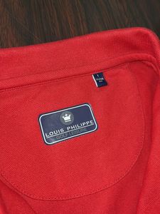 Original Louis Philippe Stylish Red Polo Shirt