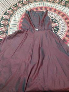 Elegant Maroon Dress