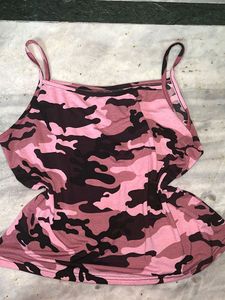 Pink Camo Tank Top