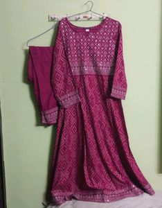 New/Unused  Jaipuri Anarkali Full Set