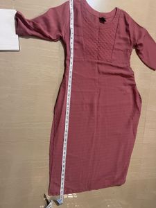 Set of Two Rose-Colored Kurtis