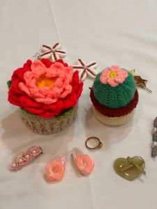 Crochet Succulent Pincushion