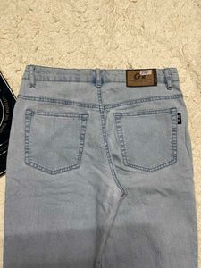 Unique Lace Detail Flare Jeans