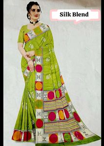 NEW SILK BLEND SAREE