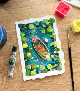 Boat In A Pond