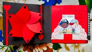 Handmade Birthday Scrapbook With Box