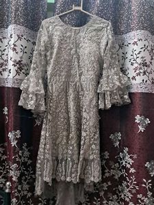 Silver Festive Lehenga