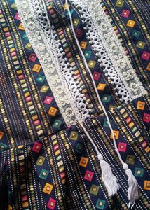 Patterned Boho Top