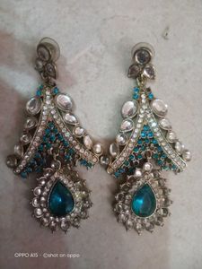 New Kundan Work Big Partywear Earrings