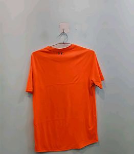 Orange Under Armour T-shirt