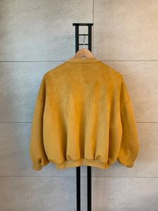 Zara Suede Bomber Jacket