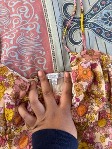 Floral Print Crop Top