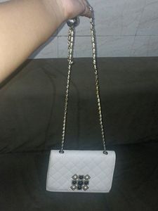 White Sling Bag