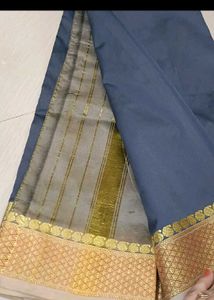 Elegant Grey Saree