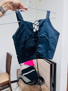 Elegant Black Velvet Lehenga Choli