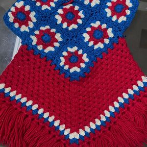 Handmade Granny Square Poncho