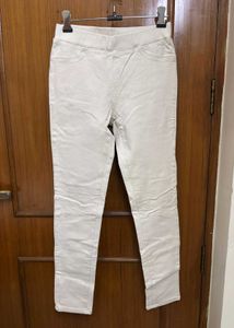 Winter Beige Slim Fit Pant/ Trousers