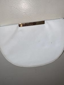 White Semicirle Sling Bag