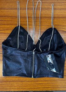Women&#39;s Amisu Strappy Bustier Crop Cami Top