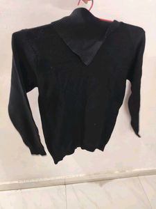 🖤STYLISH BLACK DESIGNER NECK TOP🖤