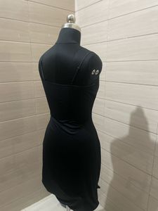 Nightwear Elegant Black Slip Dress