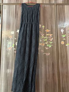 Elegant Black Lace Dress