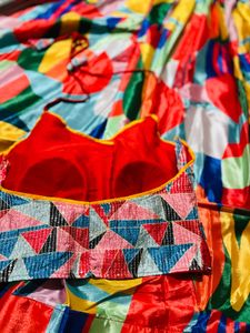 Colorful Lehenga Choli Set