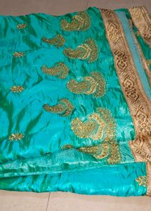 Elegant Green Saree