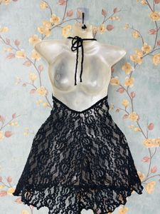 Y2k Lace Mini Dress