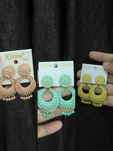 Combo Of 3 Earrings Set