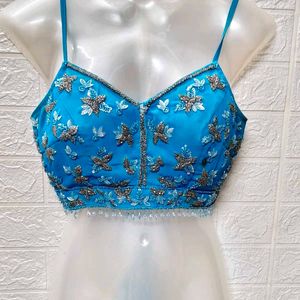 Heavy Embroidery And Bead Work Blouse