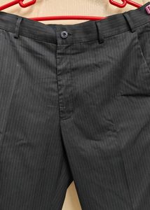 Mens Pant Black Stripes Waist 34&#34;