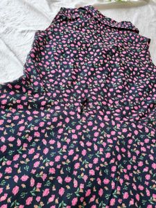 Floral Sleeveless Fit &amp; Flare Dress