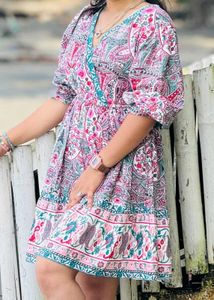 Floral Print Mini Dress