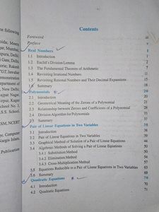 NCERT class 10 Maths Textbook.