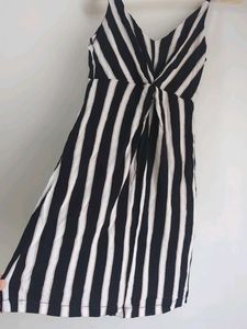 Striped Casual Mini Dress