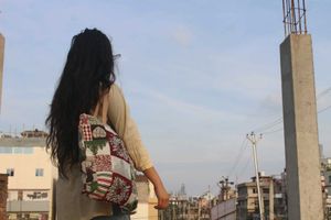Floral Patchwork Tote Bag